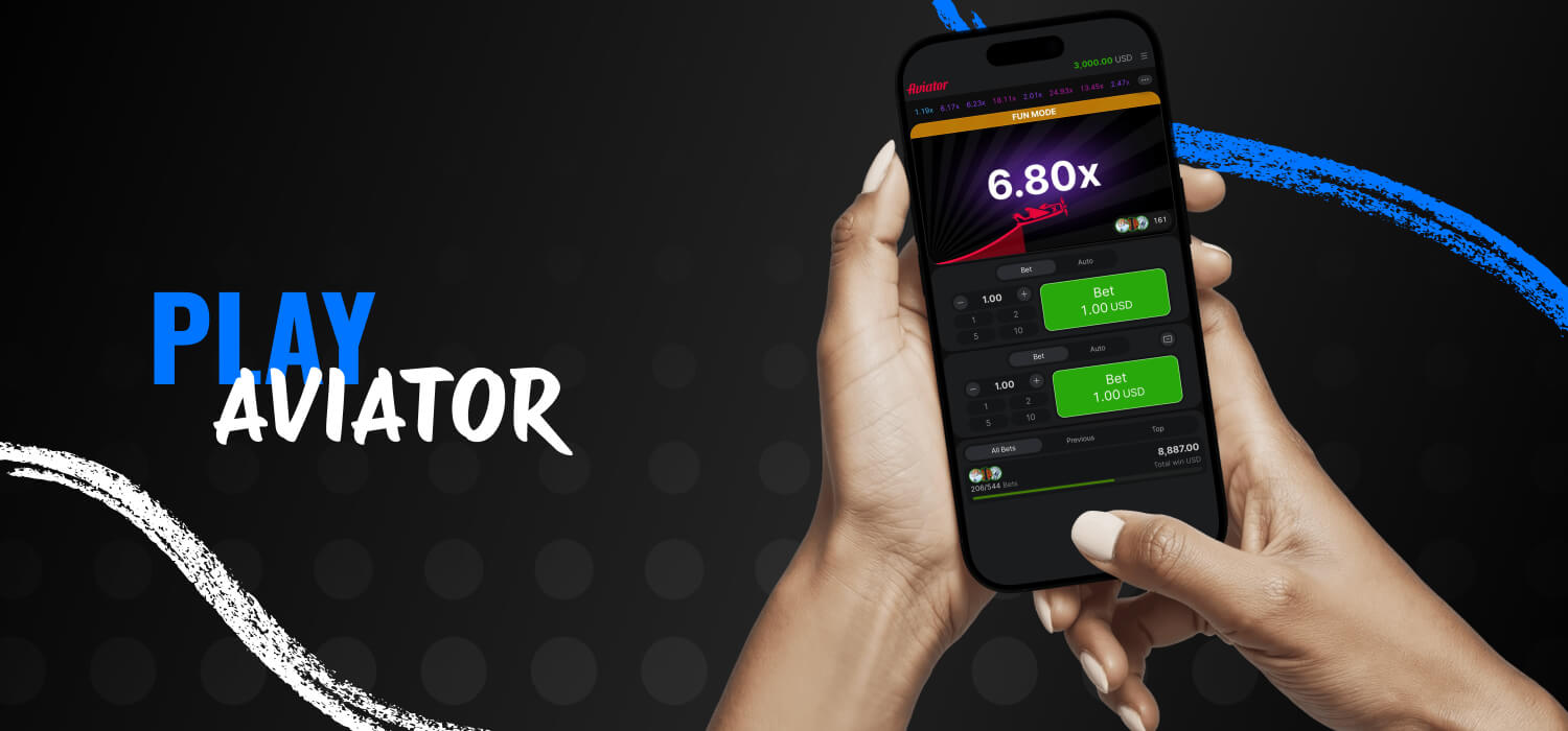 play aviator at 1Win