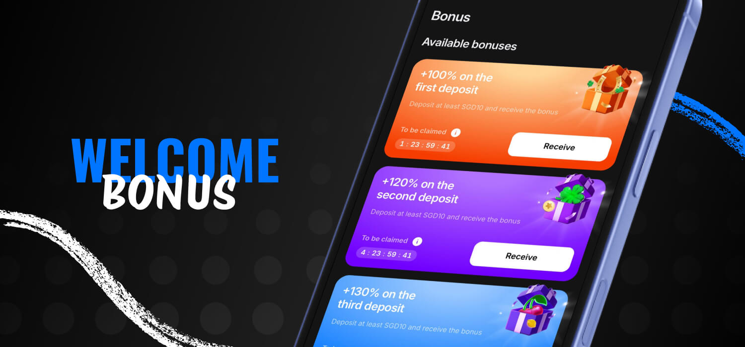 welcome bonus for 1Win players